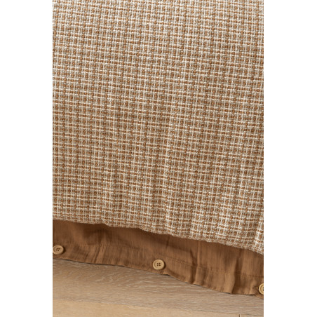 Bout de lit 90 x 220 cm "Edgar" Coton texturé l'Effet papillon