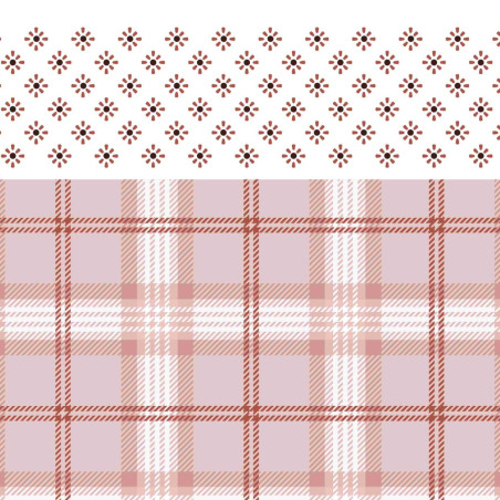 Parure de couette 4 pièces réversible 260 x 240 cm "Liberty Rose" pour lit 160 x 200 cm Coton Pur