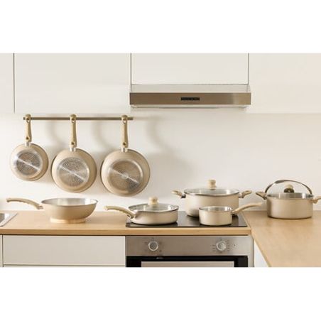 Casserole inox et aluminium "Solstice " diamètre 16 cm