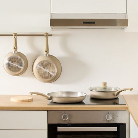 Casserole inox et aluminium "Solstice " diamètre 18 cm
