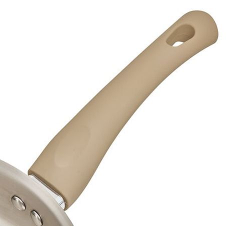 Sauteuse et son couvercle inox et aluminium "Solstice " diamètre 24 cm
