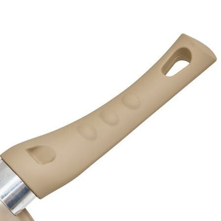 Sauteuse et son couvercle inox et aluminium "Solstice " diamètre 24 cm