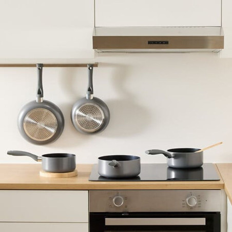 Faitout induction et son couvercle "Néo" aluminium diamètre 28 cm
