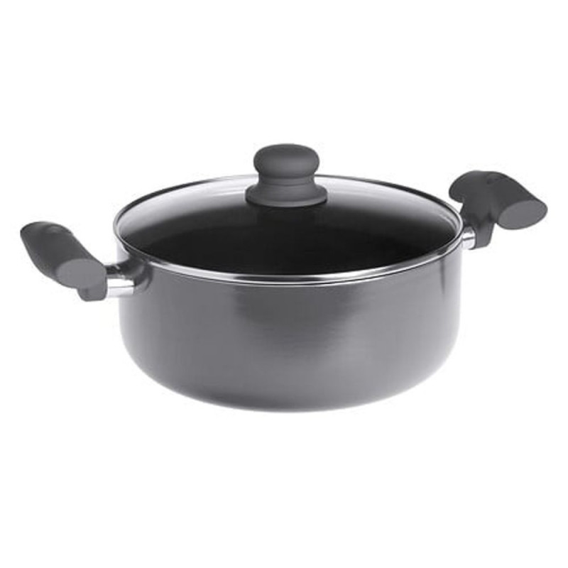 Faitout induction et son couvercle "Néo" aluminium diamètre 28 cm