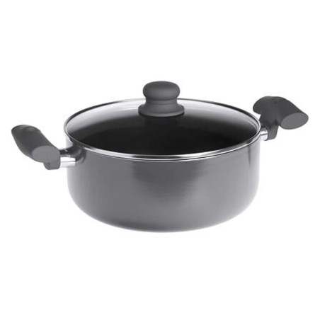 Faitout induction et son couvercle "Néo" aluminium diamètre 28 cm
