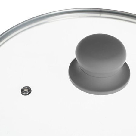 Faitout induction et son couvercle "Néo" aluminium diamètre 28 cm