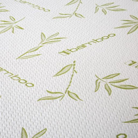 Protège matelas "Bambou" imperméable 140 x 200 cm bonnet 35 cm