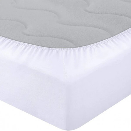 Protège matelas "Bambou" imperméable 140 x 200 cm bonnet 35 cm