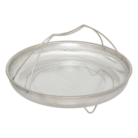 Sauteuse avec panier et ustensile 28 cm fonte d'aluminium Vert Olive