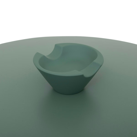 Sauteuse avec panier et ustensile 28 cm fonte d'aluminium Vert Olive