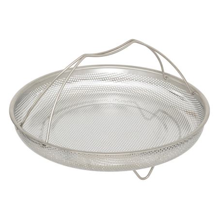 Sauteuse avec panier et ustensile 28 cm fonte d'aluminium Gris