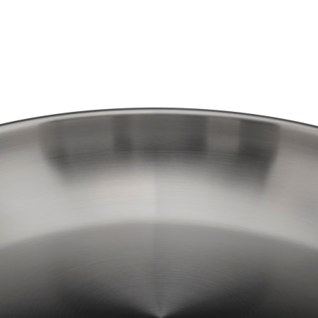Poêle Acier inoxydable "Résilience" cuisson saine