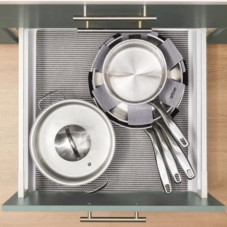 Poêle Acier inoxydable "Résilience" cuisson saine