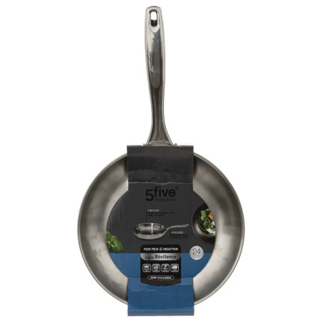 Poêle Acier inoxydable "Résilience" cuisson saine