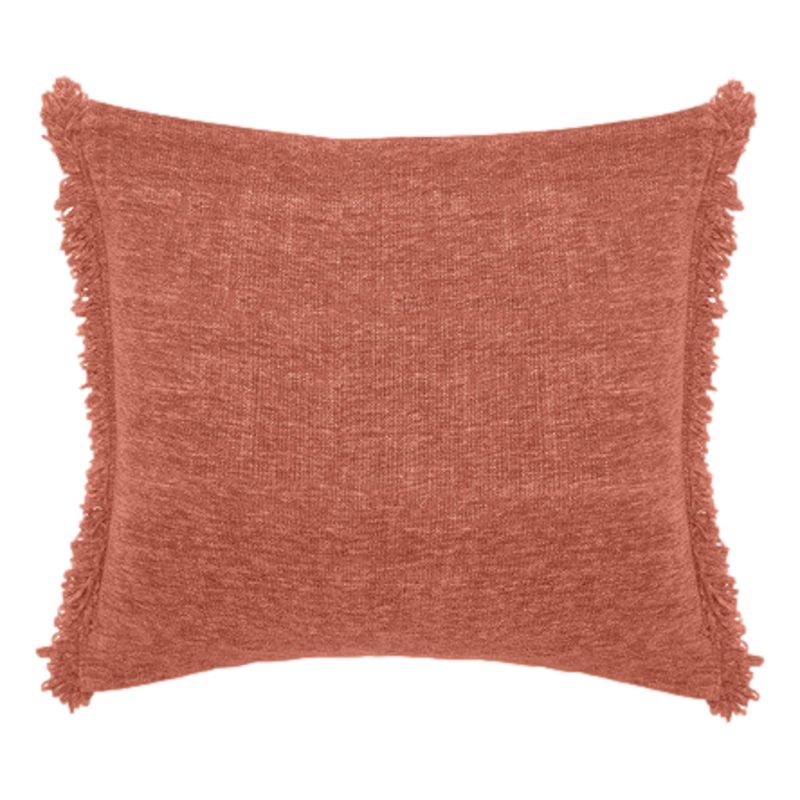 Housse de coussin + franges "Anta" + coussin de Garnissage "Anouk" Vent du sud