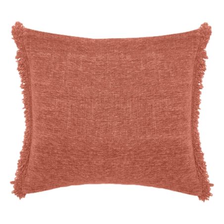 Housse de coussin + franges "Anta" + coussin de Garnissage "Anouk" Vent du sud