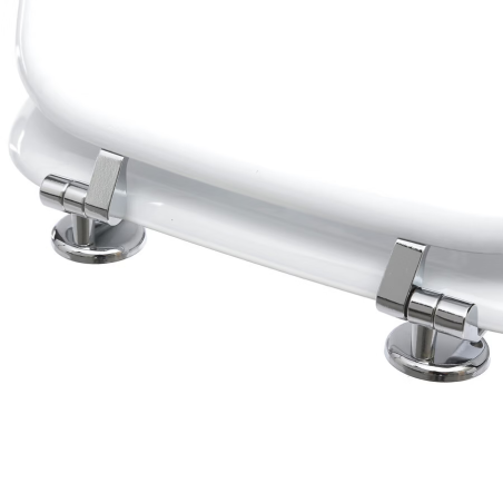 Abattant toilette "Design Color" Bois Blanc Atmosphera