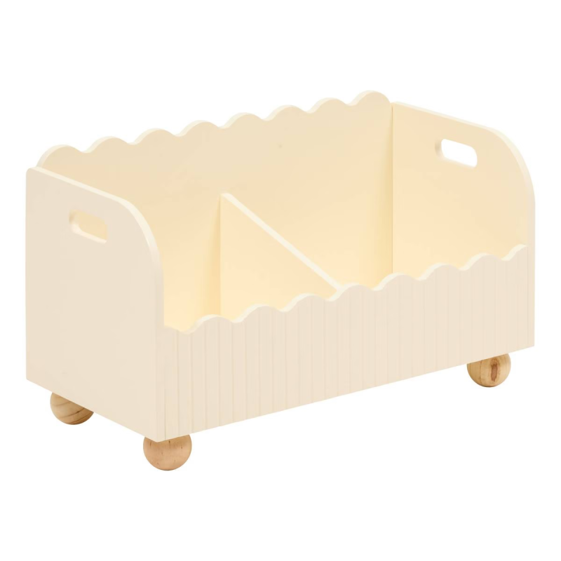 Coffre de rangement 2 compartiments "Bouli" beige Atmosphera for Kids