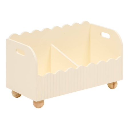 Coffre de rangement 2 compartiments "Bouli" beige Atmosphera for Kids