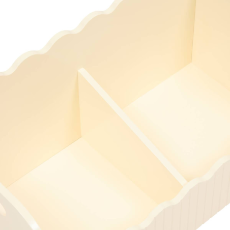 Coffre de rangement 2 compartiments "Bouli" beige Atmosphera for Kids