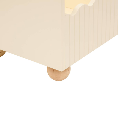 Coffre de rangement 2 compartiments "Bouli" beige Atmosphera for Kids
