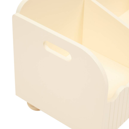 Coffre de rangement 2 compartiments "Bouli" beige Atmosphera for Kids