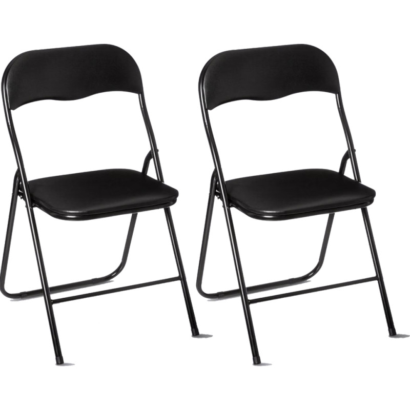 Lot de 2 chaises pliante PVC "Funny" Atmosphera