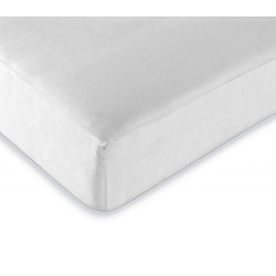 Drap housse "DuoProtect" 160 x 200 + 30 cm avec technologie imperméable intégrée