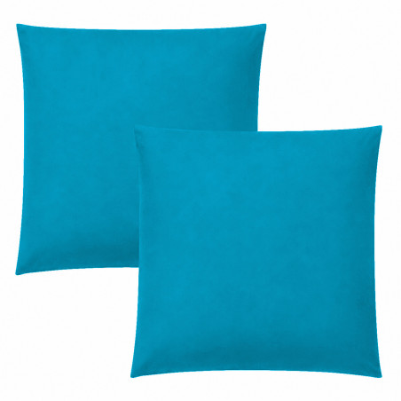 Lot de 2 taies d'oreiller "DuoProtect" avec technologie imperméable intégrée