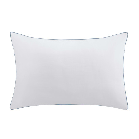 Taie d'oreiller 50 x 70 cm "Solstice" Percale de coton peigné Finition Passepoil