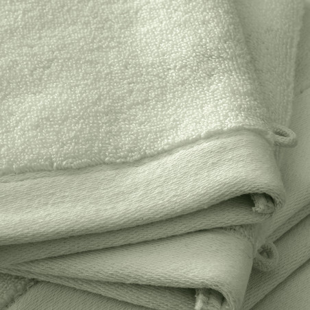 Lot de 2 gants de toilette "Softy" 15 x 21 cm / 100 % coton Zero Twist – 600 g/m²