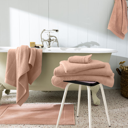 Pack complet 10 pièces "Softy" salle de bain / 100 % coton Zero Twist – 600 g/m²